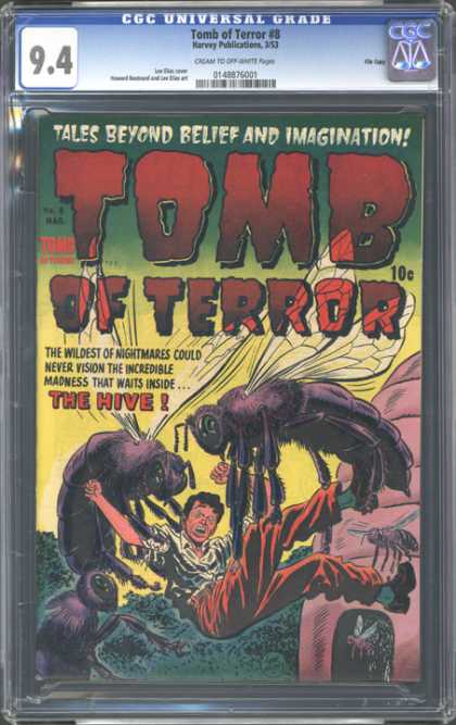 CGC Graded Comics - Tomb of Terror #8 (CGC) - Flies - Tales Beyond Belief And Imagination - The Hive - Man Carried Away - Wildest Of Nightmares