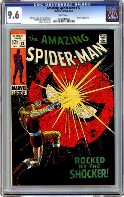 CGC Graded Comics - Amazing Spider-Man #72 (CGC) - Spider Webs - Amazing - Man - Mask - Marvel