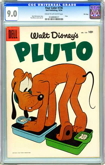 CGC Graded Comics - Four Color #736 (CGC) - Dell - Scales - Pluto - 10u00a2 - No 736