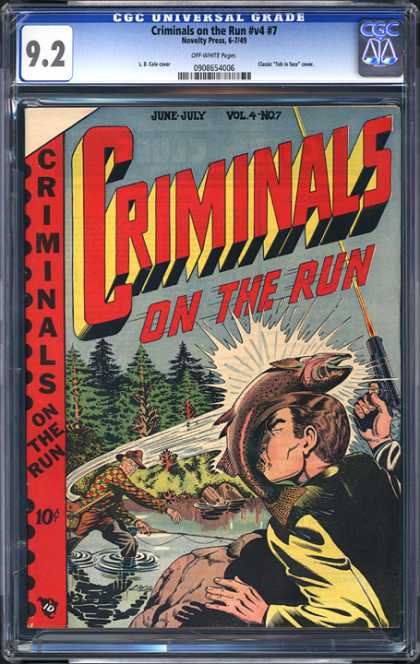 CGC Graded Comics - Criminals on the Run #v4 #7 (CGC) - Criminals On The Run - June-july - Vol4 - Cgc Universal Grade - Fish