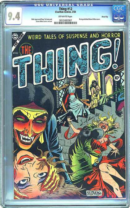 CGC Graded Comics - Thing #12 (CGC) - 94 - The Thing - 10c - No12 - Weird Tales Of Suspense And Horror