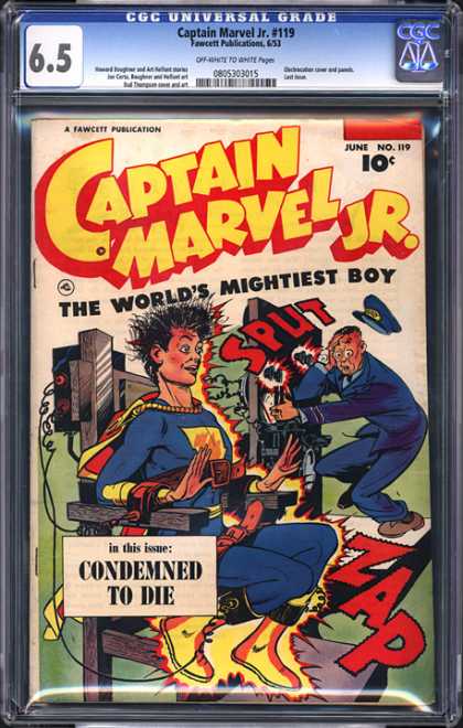 CGC Graded Comics - Captain Marvel Jr. #119 (CGC)