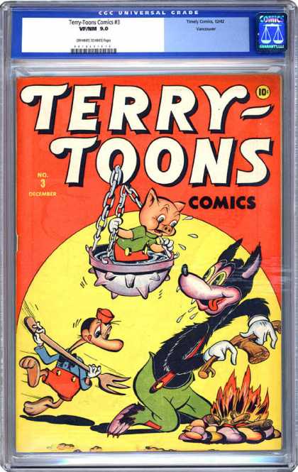 CGC Graded Comics - Terry-Toons Comics #3 (CGC)