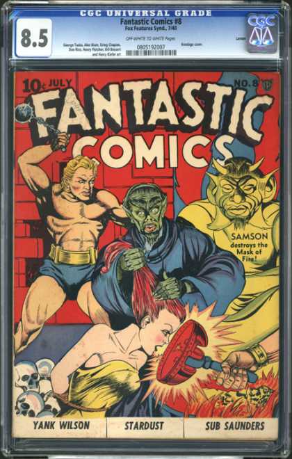 CGC Graded Comics - Fantastic Comics #8 (CGC)