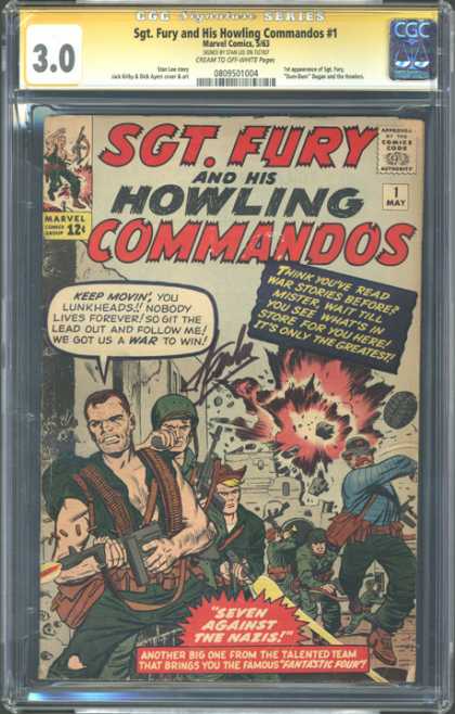 CGC Graded Comics - Sgt. Fury and His Howling Commandos #1 (CGC)