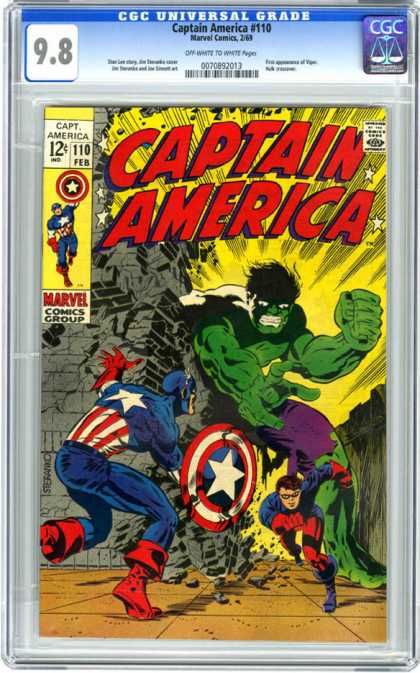 CGC Graded Comics - Captain America #110 (CGC)
