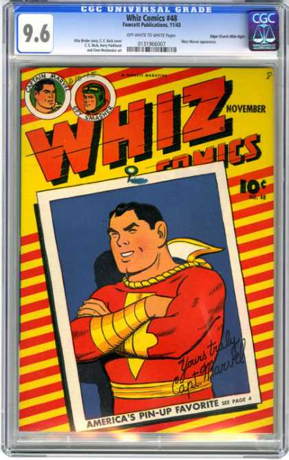 CGC Graded Comics - Whiz Comics #48 (CGC)