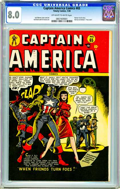 CGC Graded Comics - Captain America Comics #65 (CGC)