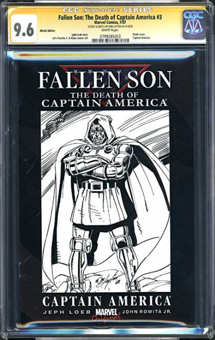 CGC Graded Comics - Fallen Son: The Death of Captain America #3 (CGC) - Asxcasd - Cfasdc - Fcasdcf - Fasdfcasd - Asdcf