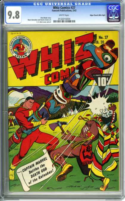 CGC Graded Comics - Whiz Comics #27 (CGC)