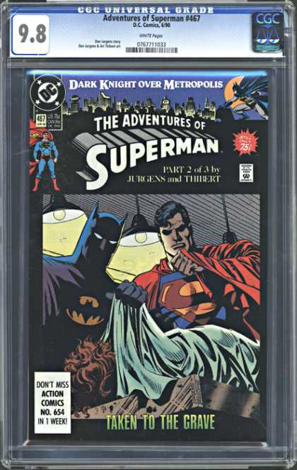 CGC Graded Comics - Adventures of Superman #467 (CGC)