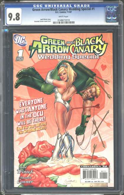 CGC Graded Comics - Green Arrow/Black Canary Wedding Special #1 (CGC) - Green Arrow - Black Canary - Wedding Special - Amanda Conner - Judd Winnick