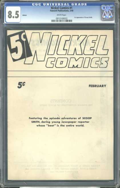 CGC Graded Comics - Nickel Comics #1 (CGC) - Nickel Comics - February - 85 - Scoop Smith - Beat