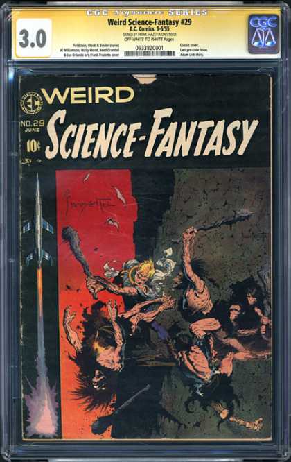 CGC Graded Comics - Weird Science-Fantasy #29 (CGC) - Weird Science-fantasy - Barbarian - Rocket - Rock - Man