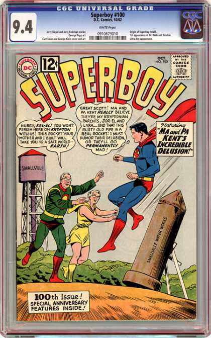 CGC Graded Comics - Superboy #100 (CGC)