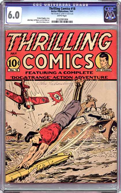 CGC Graded Comics - Thrilling Comics #18 (CGC)