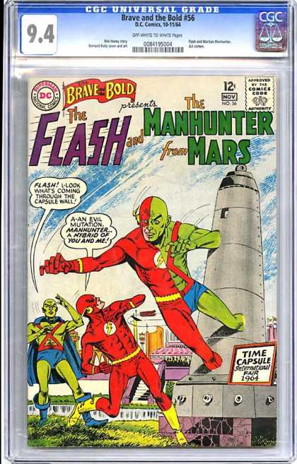 CGC Graded Comics - Brave and the Bold #56 (CGC) - Brave And Bold - Dc - Flash - Time Capsule - Mutation