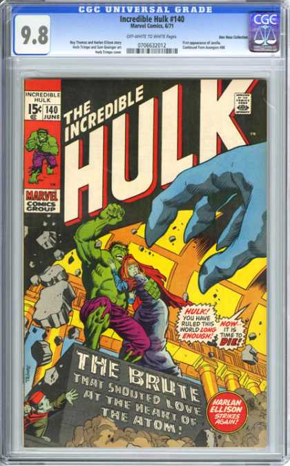 CGC Graded Comics - Incredible Hulk #140 (CGC)