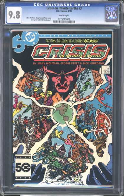 CGC Graded Comics - Crisis on Infinite Earths #3 (CGC)