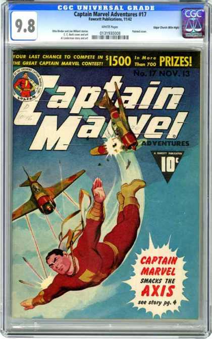 CGC Graded Comics - Captain Marvel Adventures #17 (CGC)