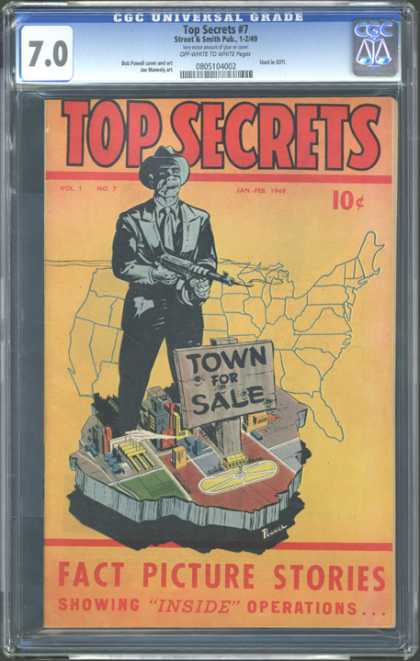 CGC Graded Comics - Top Secrets #7 (CGC)