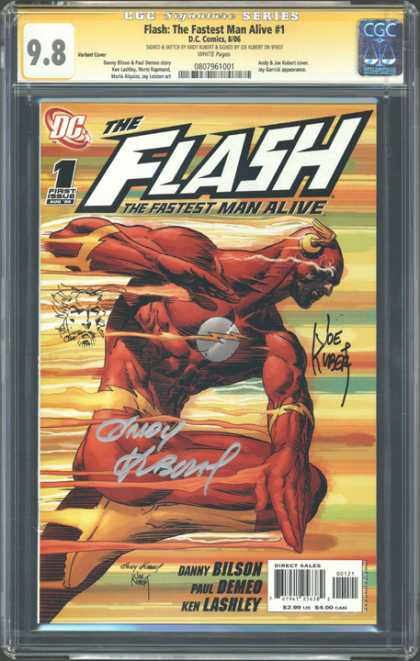 Dc - The Flash - The Fastest Man Alive - Danny Bilson - Ken Lashley CGC Graded Comics - Flash: The Fastest Man Alive #1 (CGC) - Dc - The Flash - The Fastest Man Alive - Danny Bilson - Ken Lashley