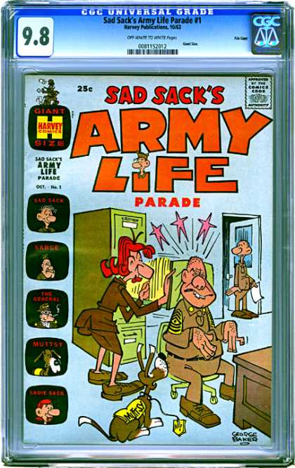 CGC Graded Comics - Sad Sack's Army Life Parade #1 (CGC)