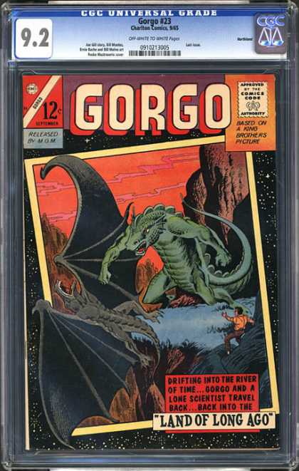 CGC Graded Comics - Gorgo #23 (CGC) - Approved By The Comics Code - Gorgo - Land Of Long Ago - Lizard - Man
