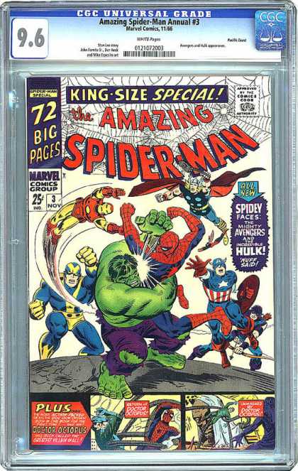 CGC Graded Comics - Amazing Spider-Man Annual #3 (CGC)