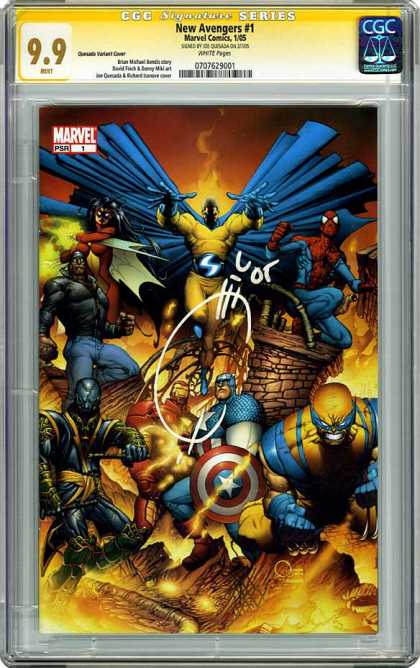 CGC Graded Comics - New Avengers #1 (CGC)