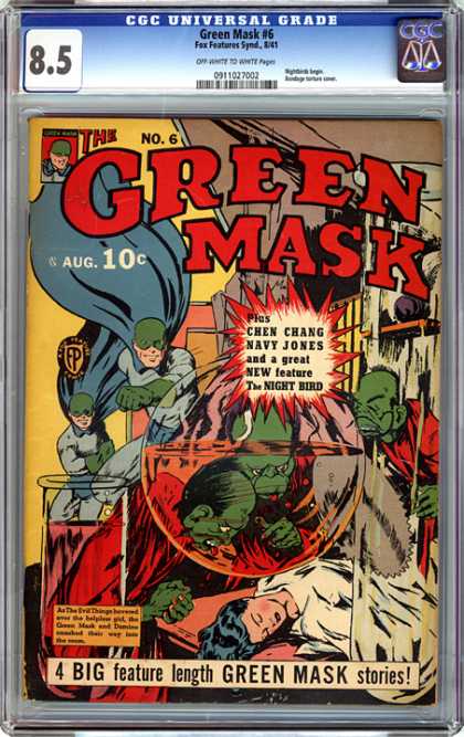 CGC Graded Comics - Green Mask #6 (CGC)