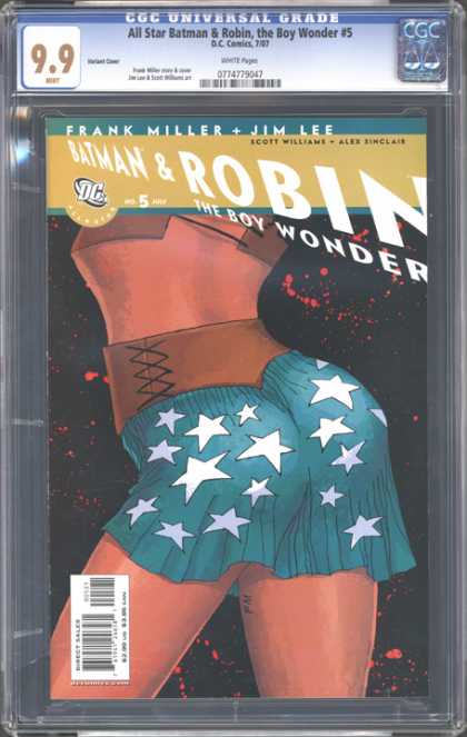 CGC Graded Comics - All Star Batman & Robin, the Boy Wonder #5 (CGC) - Stars - Skirt - Boy Wonder - Batman - Robin