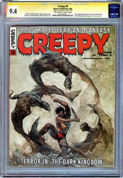 CGC Graded Comics - Creepy #9 (CGC) - Fantasy - Creepy - Terror - Dark Kingdom - Fear