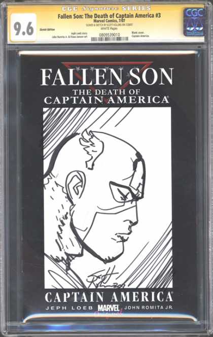 CGC Graded Comics - Fallen Son: The Death of Captain America #3 (CGC)
