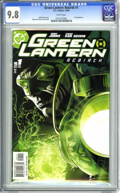 CGC Graded Comics - Green Lantern: Rebirth #1 (CGC) - Green Lantern - Rebirth 1 - Face - Dc - Direct Sales
