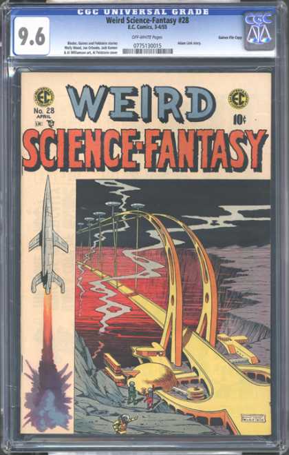 CGC Graded Comics - Weird Science-Fantasy #28 (CGC) - Weird Science Fantasy - No 28 - April - Ec - Rocket