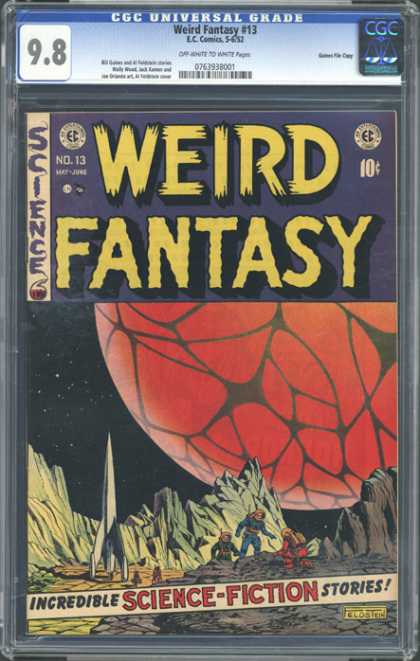 CGC Graded Comics - Weird Fantasy #13 (CGC) - Science - Weird Fantasy - Planet - Rocket - Stars