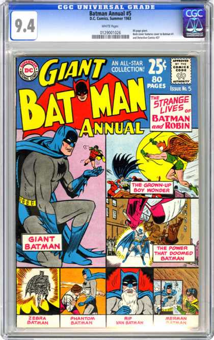 CGC Graded Comics - Batman Annual #5 (CGC)