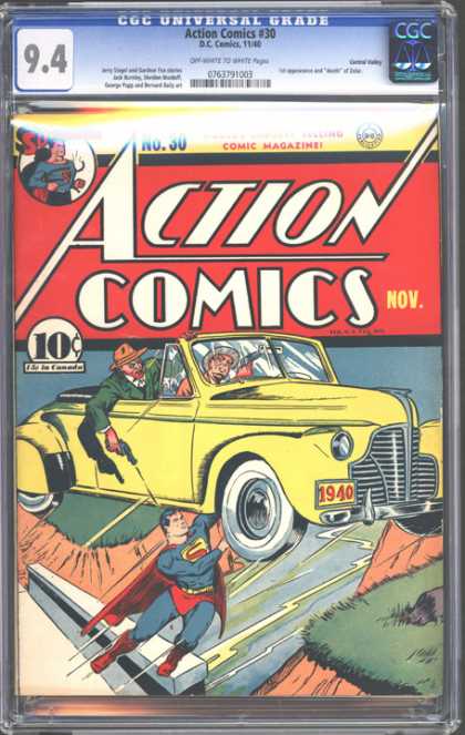 CGC Graded Comics - Action Comics #30 (CGC)