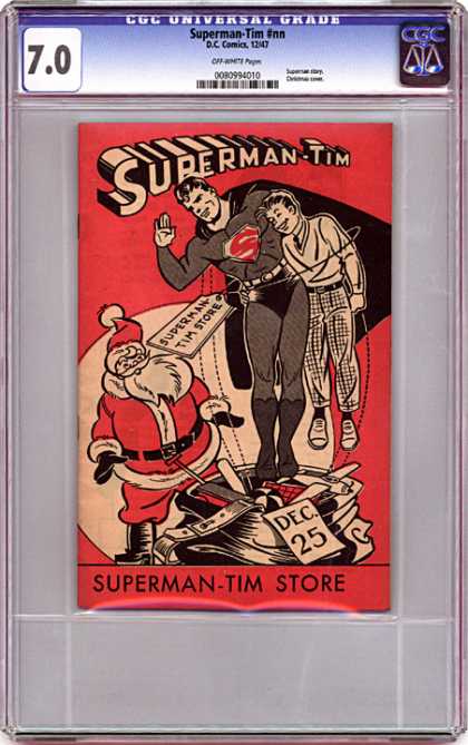 CGC Graded Comics - Superman-Tim #nn (CGC) - Beard - Belt - Rope - Dec25 - Gift Bag