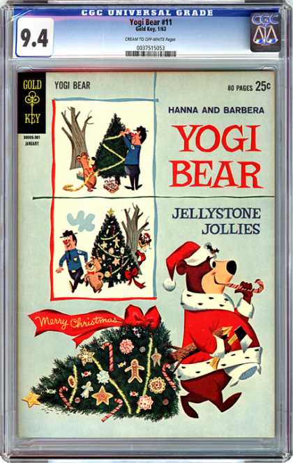 CGC Graded Comics - Yogi Bear #11 (CGC) - Yogi Bear - Gold Key - 80 Pages 25c - Jellystone Jollies - Merry Christmas