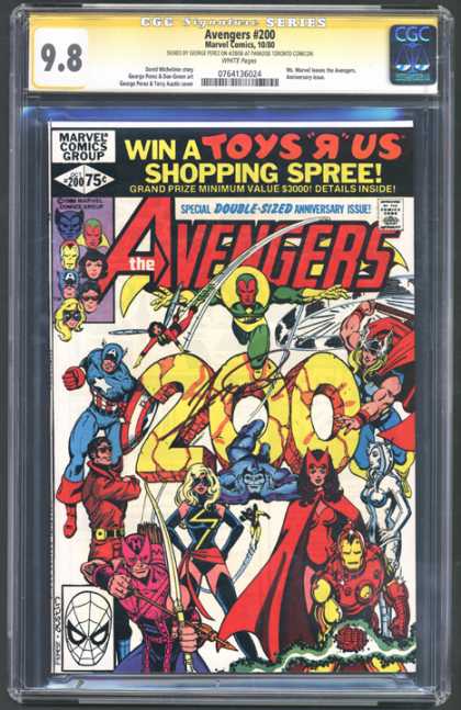 CGC Graded Comics - Avengers #200 (CGC) - Avengers - Anniversary Issue - Shopping Spree - 200 - Special Double Sized