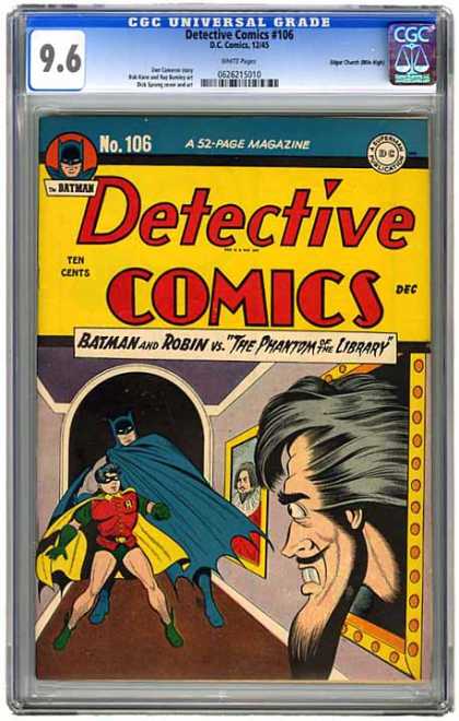 CGC Graded Comics - Detective Comics #106 (CGC)