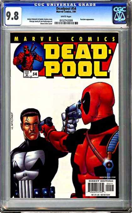 CGC Graded Comics - Deadpool #54 (CGC) - Dead-pool - Guns - Shooting - Man - Costume
