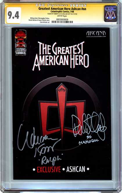 CGC Graded Comics - Greatest American Hero Ashcan #nn (CGC) - The Greatest American Hero - Exclusive - Ashcan - Catastrophic Comics - Arcana