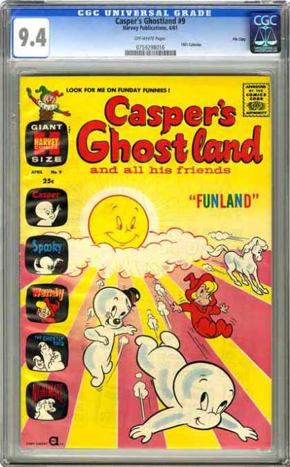 CGC Graded Comics - Casper's Ghostland #9 (CGC)