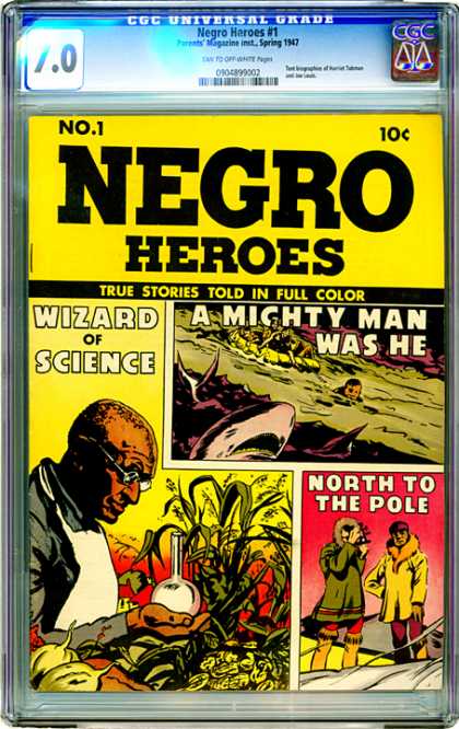 CGC Graded Comics - Negro Heroes #1 (CGC) - Negro Heroes - No 1 - Spring 1947 - Comic - Wizard Of Science