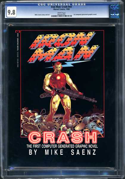 CGC Graded Comics - Iron Man: Crash #nn (CGC) - Iron Man - Marvel Comics - Crash - Gun - Computer Generated Graphic Novel