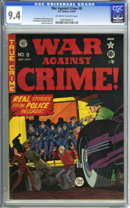 CGC Graded Comics - War Against Crime #8 (CGC)