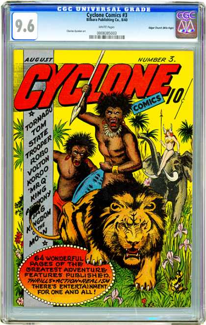 CGC Graded Comics - Cyclone Comics #3 (CGC)